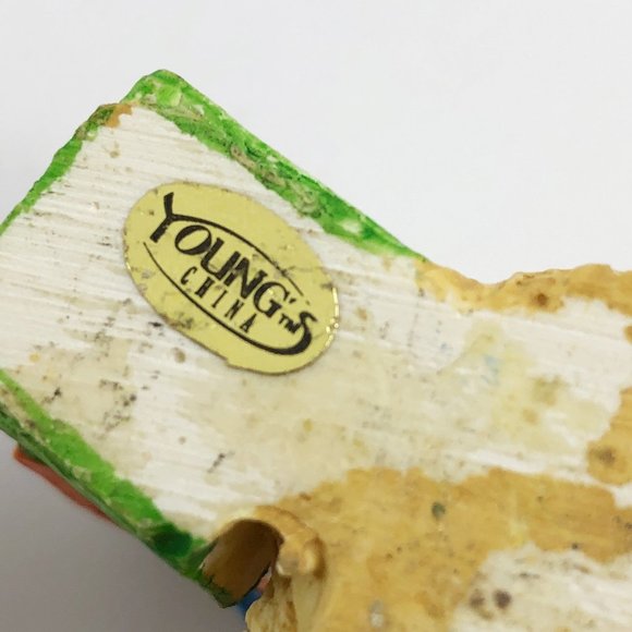 Vintage YOUNG'S Resin Bear Figurines - Rustic Baby Bears Nursery Collection - Picture 11 of 14